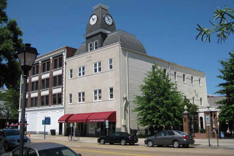 Historic Old Towne landmark clock tower